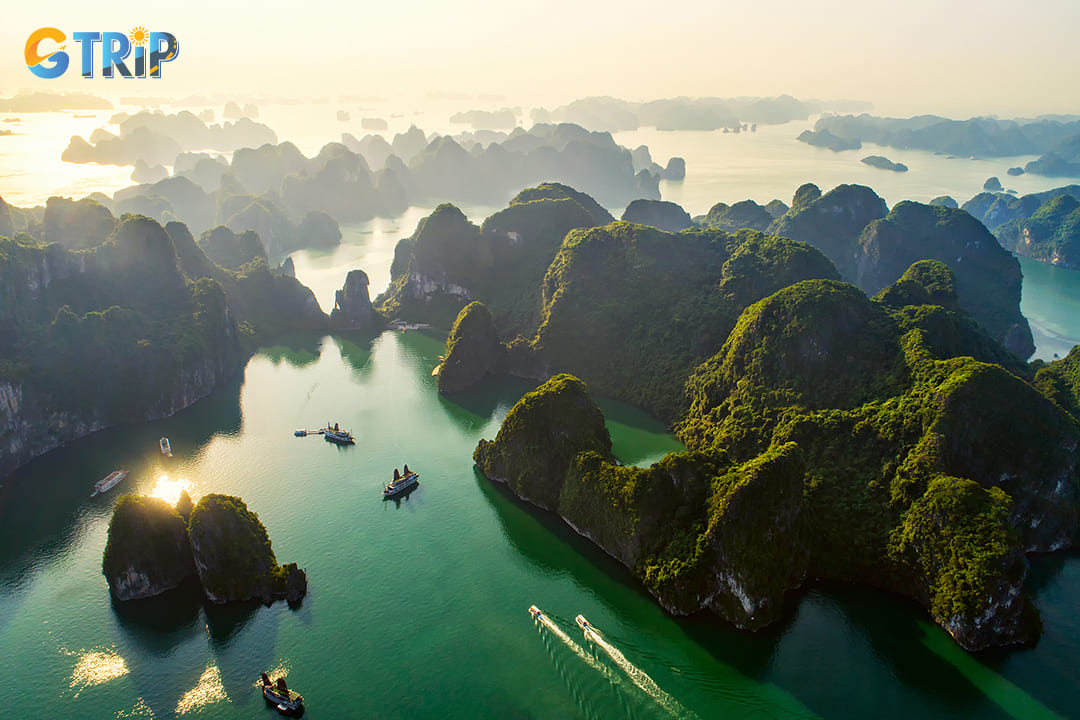 Ha Long Bay in March is less crowded compared to peak summer months