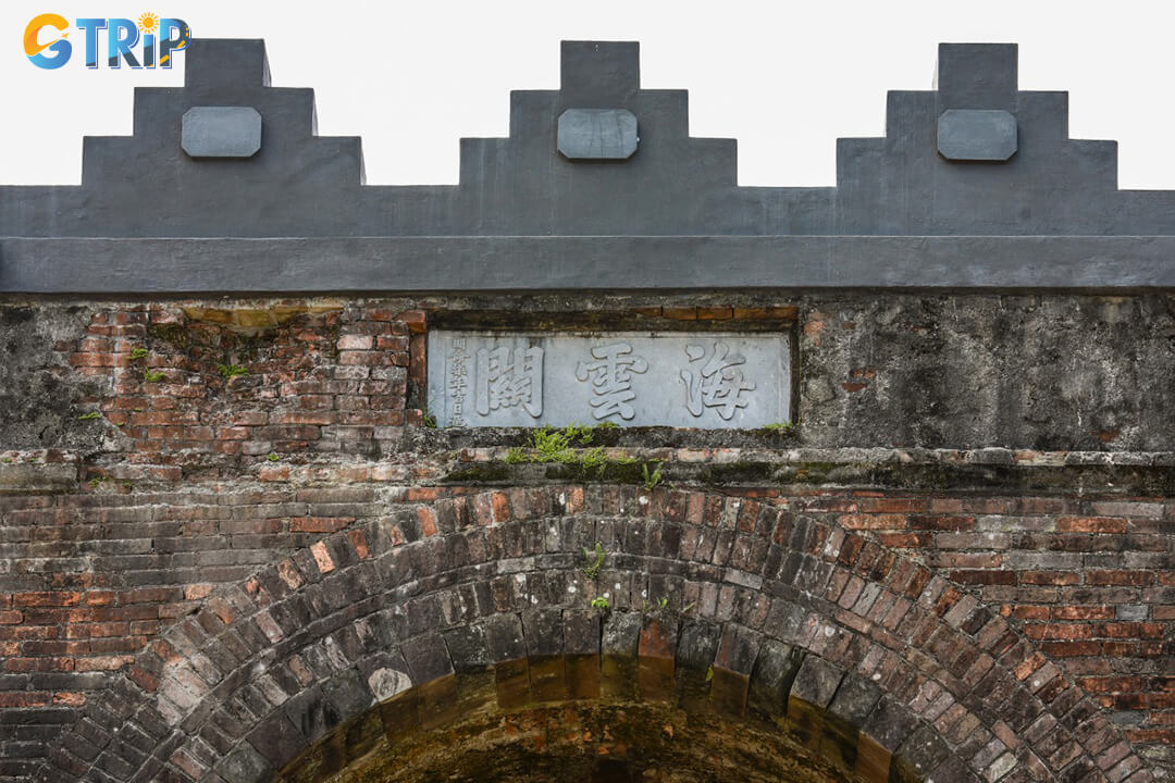 Hai Van Gate impresses with its monumental military architecture, imperial inscriptions
