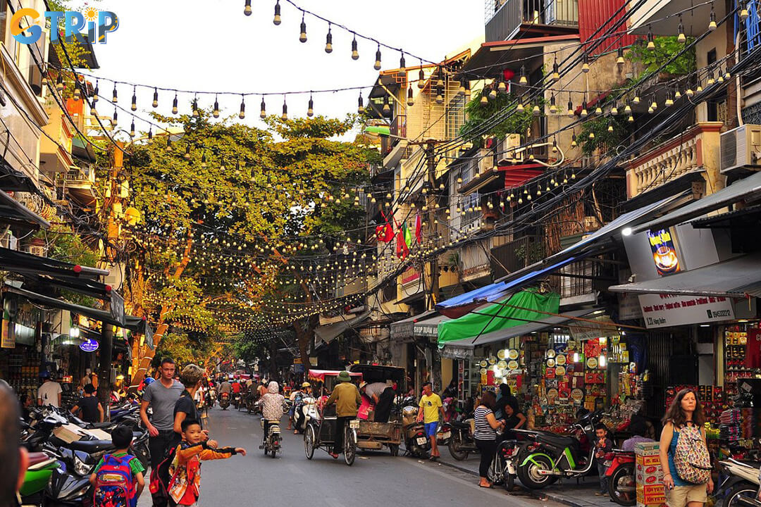 Hang Gai Street is a short but central hub linking Hanoi’s Old Quarter with Hoan Kiem Lake, rich in both commercial and cultural significance