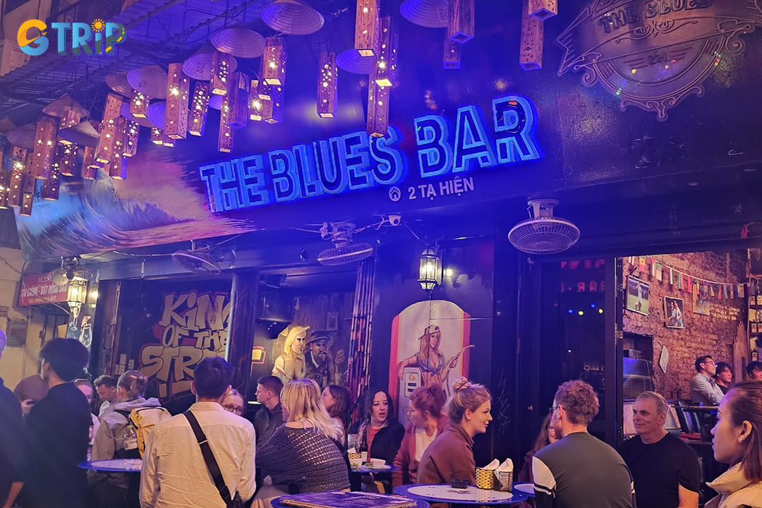 Hanoi Blues Bar stands as a musical sanctuary for those seeking to escape the chaotic streets outside