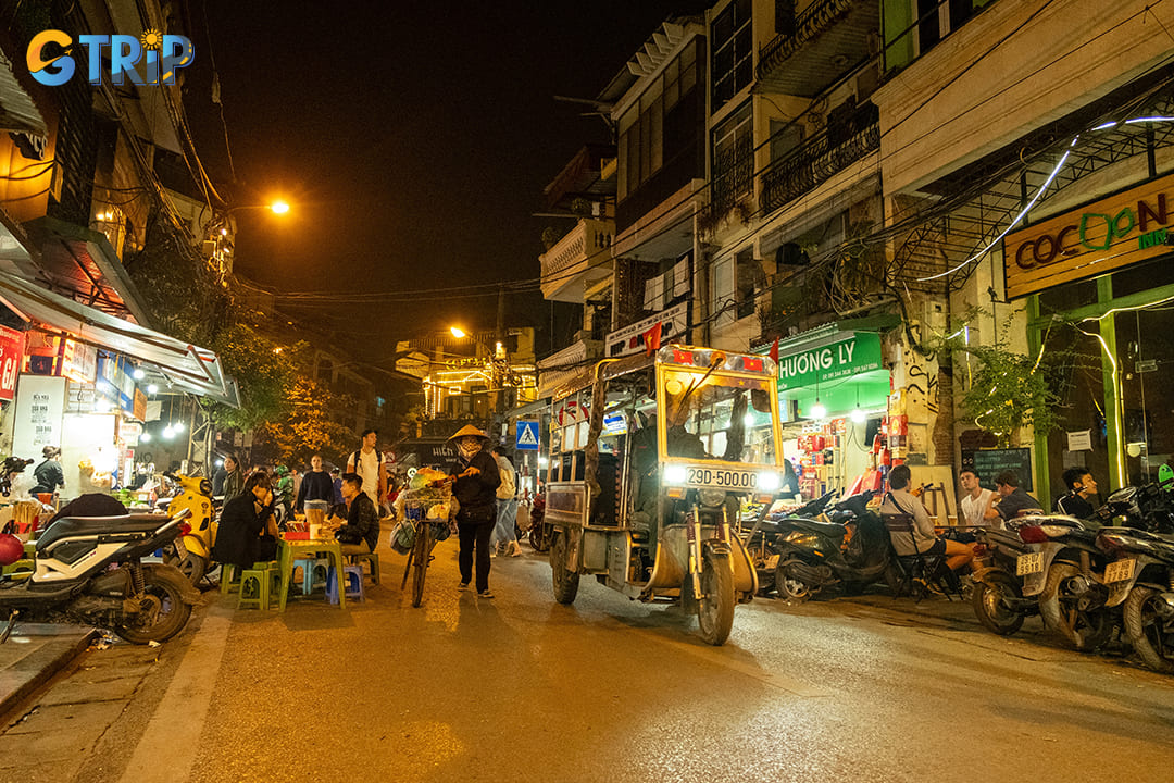 A 7-minute walk from the night market leads to Ta Hien, Hanoi’s most popular nightlife street