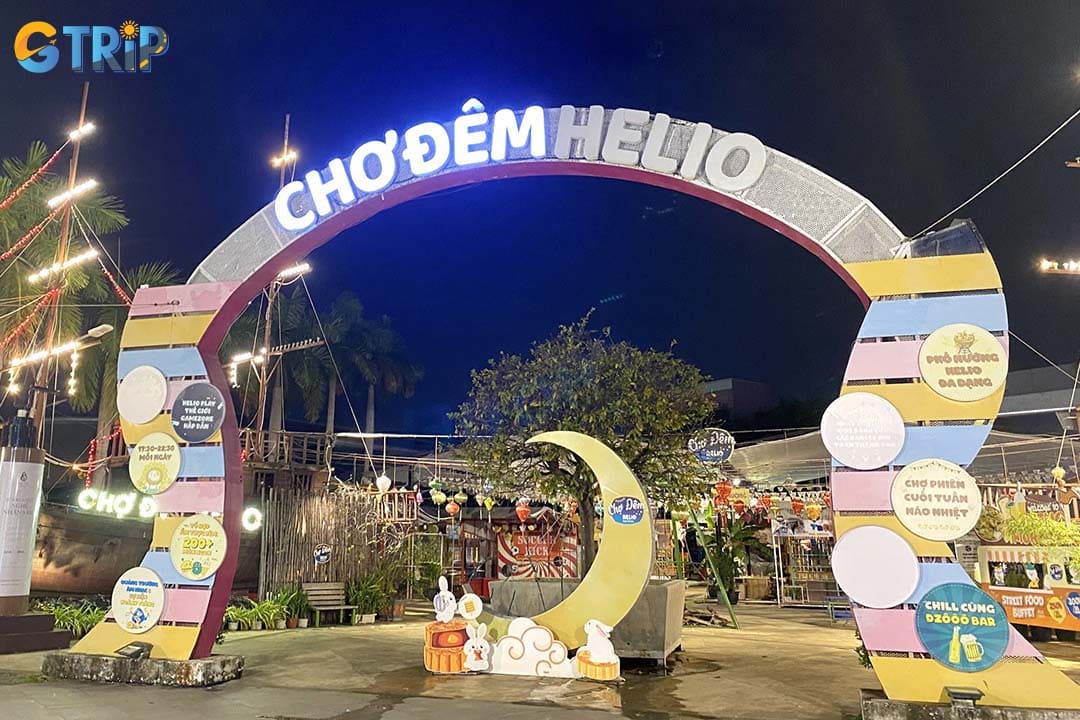 Helio Night Market is the most modern night market in Da Nang City