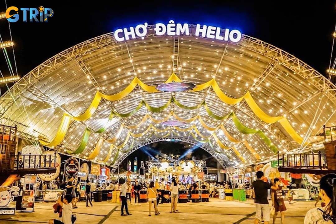 Helio Night Market is where you can shop and enjoy the night life in Da Nang