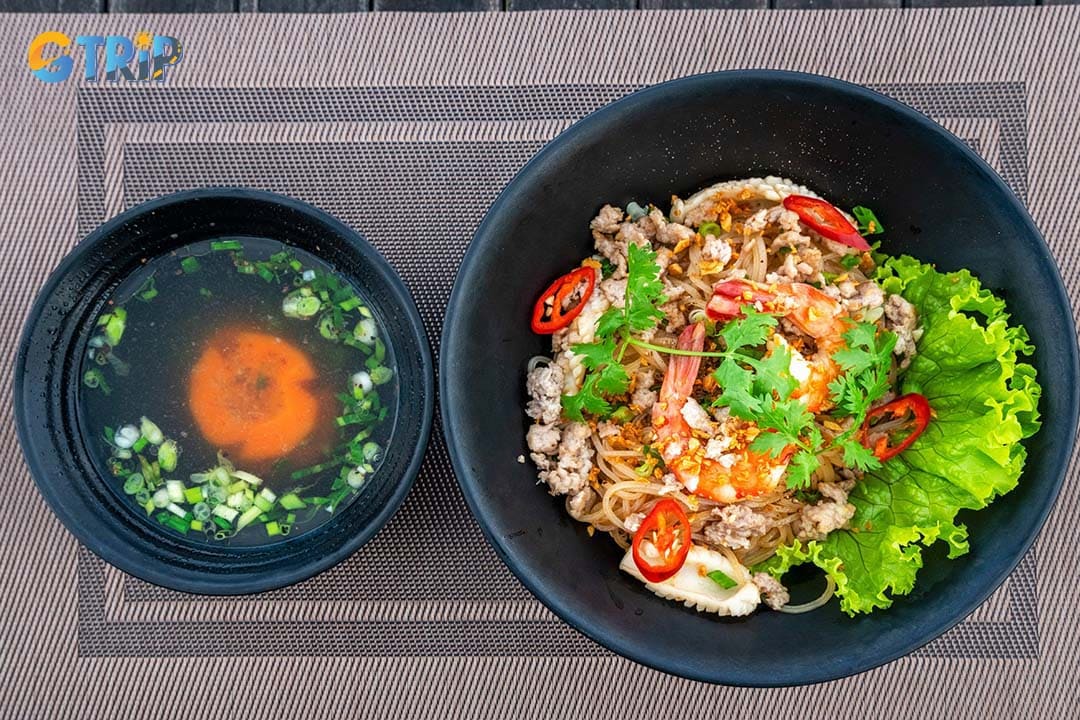 Hu Tieu Nam Vang is a dish of textures and complex flavors that come together harmoniously