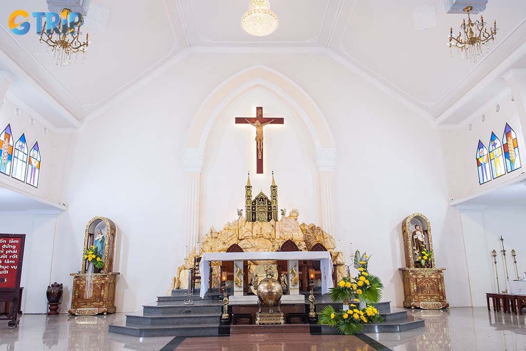If you are a catholic, you can attend the mass at the church at the specific time