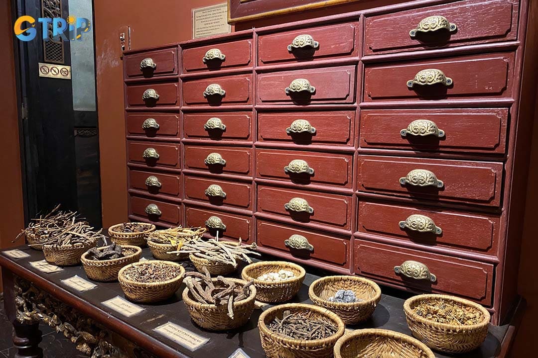 Imperial medical institute model is a detailed recreation showcasing the royal medical system that served the Nguyen emperors