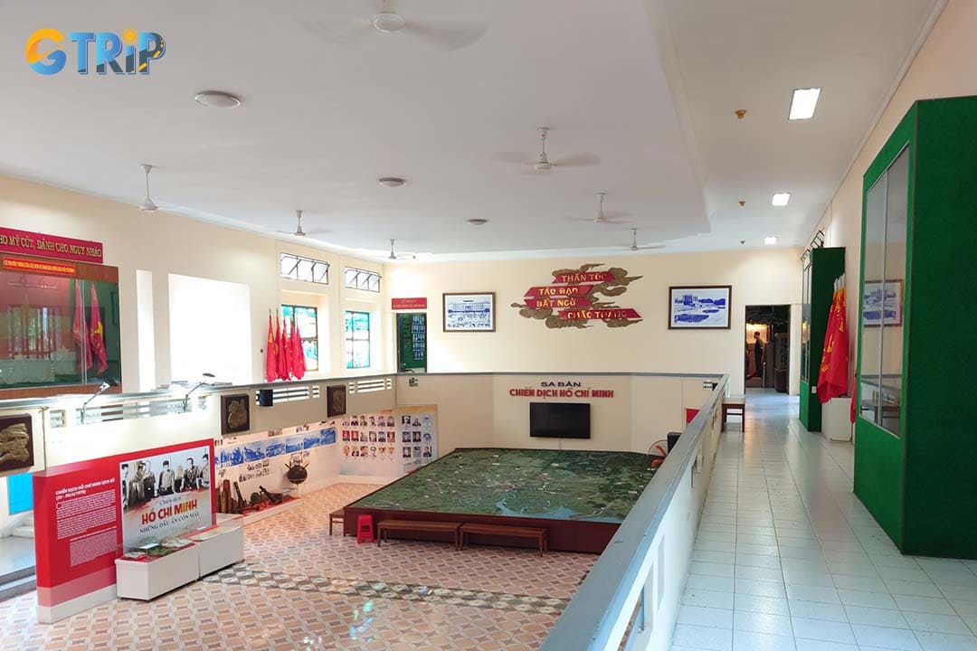 Inside, the two-story exhibition is thoughtfully curated to trace the Ho Chi Minh Campaign