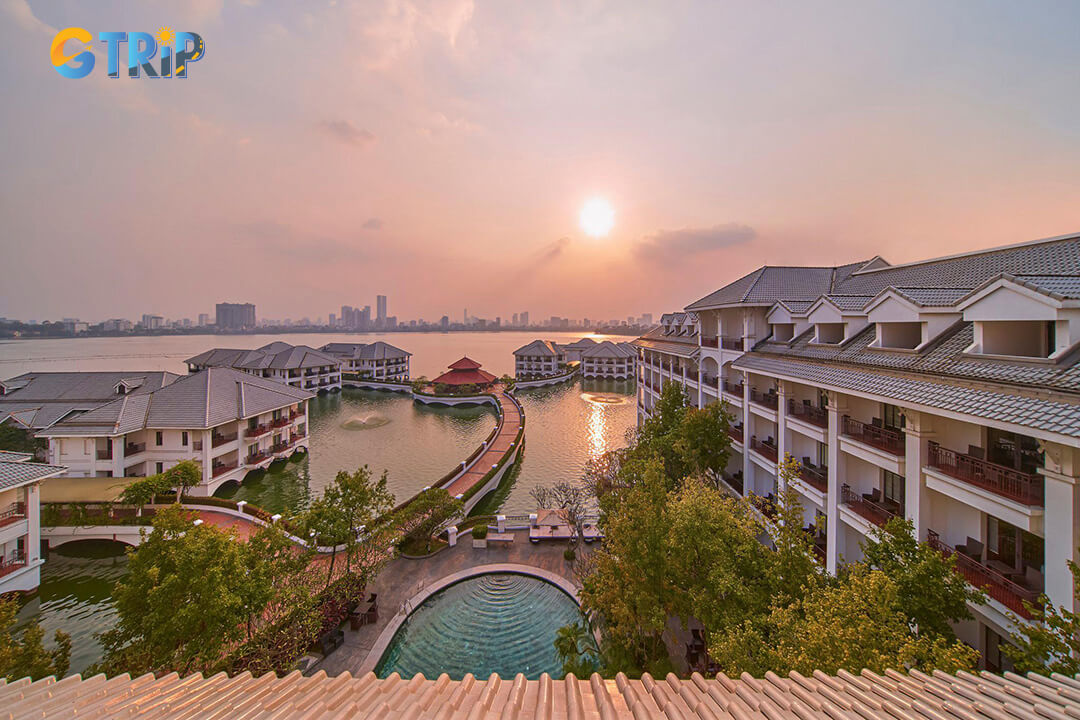InterContinental Hanoi Westlake offers serene lakeside luxury with unique overwater pavilions, blending urban convenience and peaceful retreat