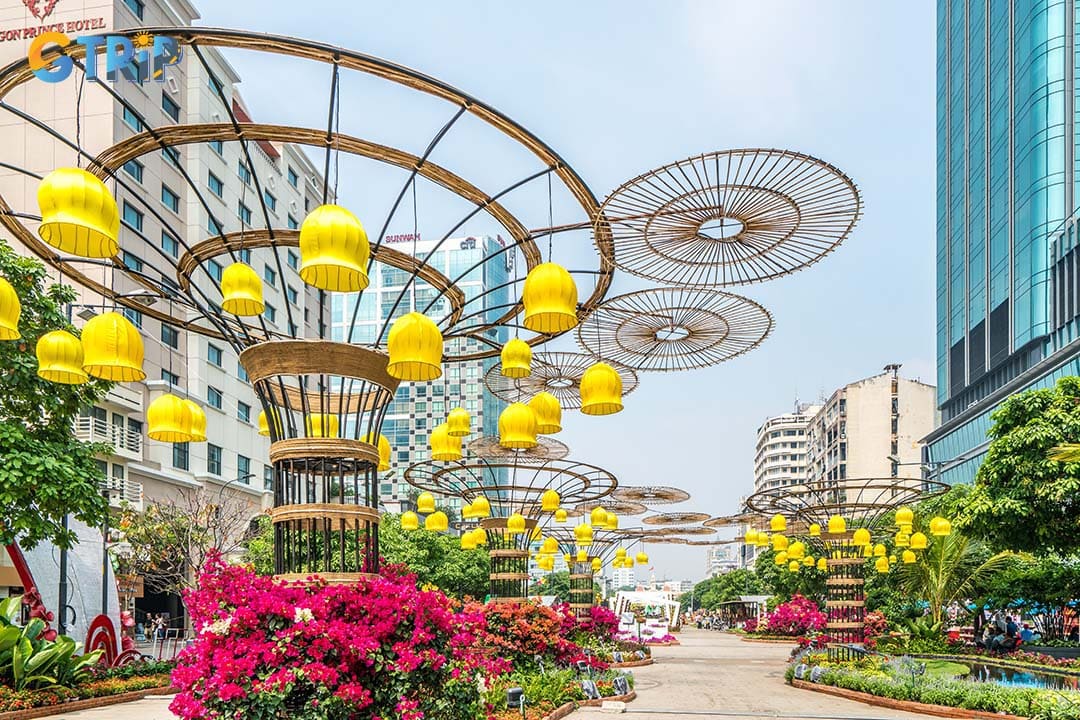 January in Ho Chi Minh City is time for Tet holiday