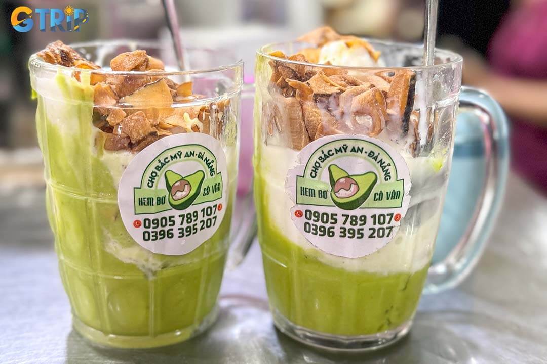 Just inside the entrance, Bac My An Market’s lively food court is famous for affordable local street food, especially the must-try Kem Bo Co Van stall