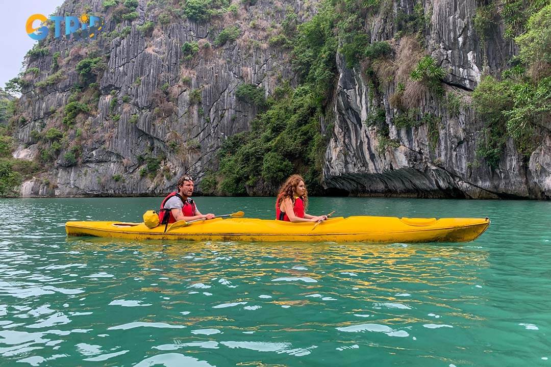 Kayaking in Ha Long Bay offers a close-up exploration of limestone formations, hidden lagoons, and cultural sites unreachable by larger boats