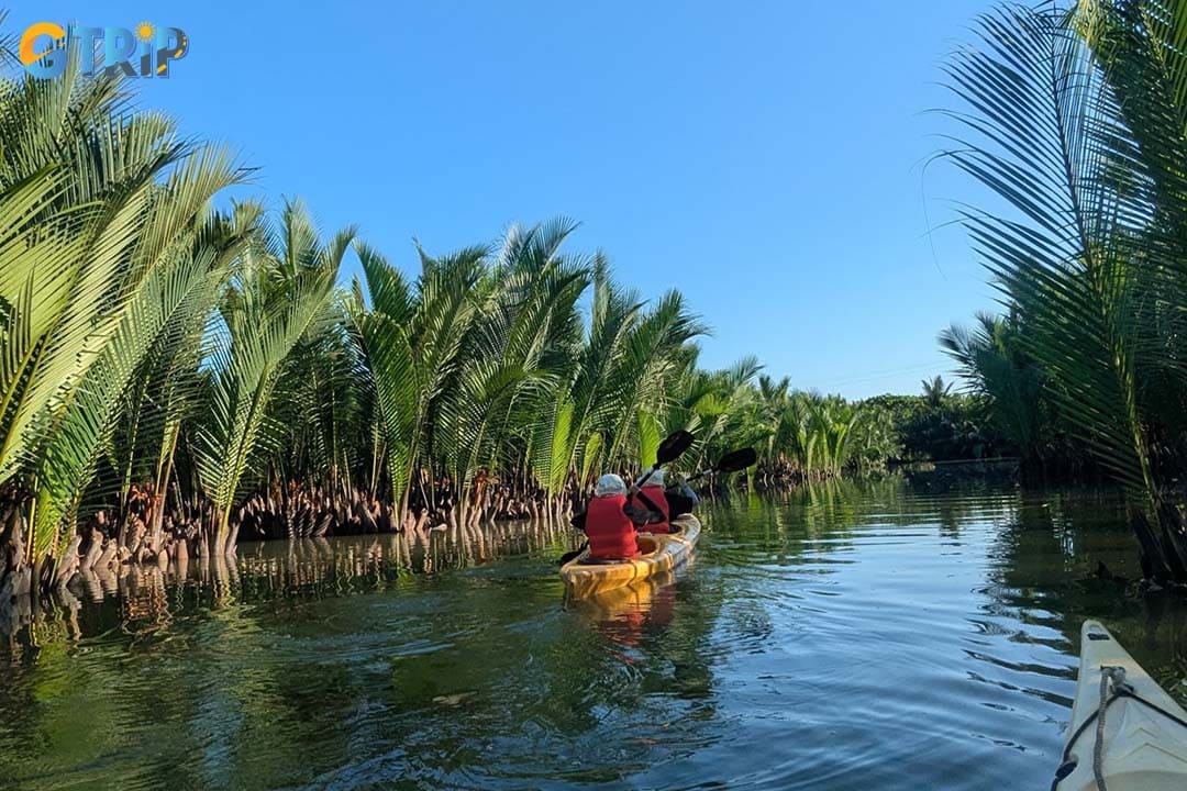 Kayaking in Hoi An is safe with guided tours and calm water