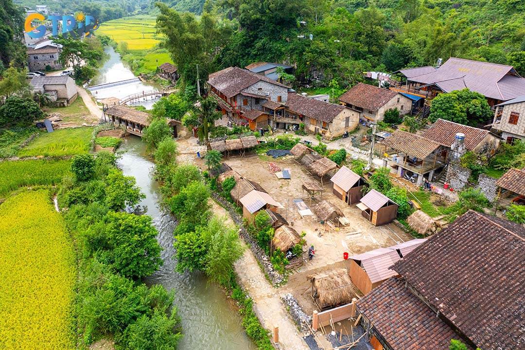 Khuoi Ky Ancient Stone Village showcases traditional stone houses of the Tay and Nung people, offering a glimpse into Cao Bang’s rich cultural heritage