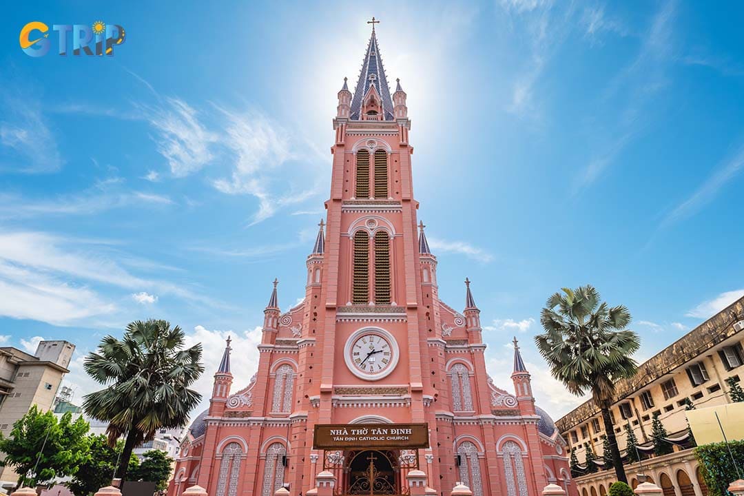 Known as the “Pink Church”, Tan Dinh Church is one of Ho Chi Minh City’s most photographed landmarks