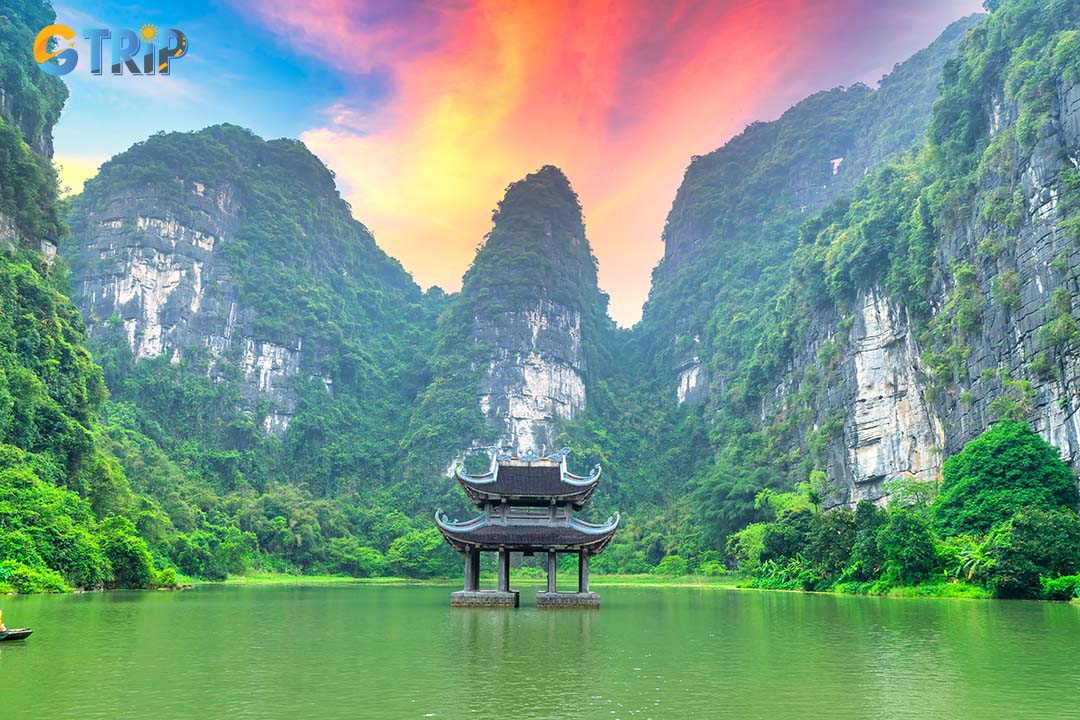 Landscape of Vu Cung at Trang An