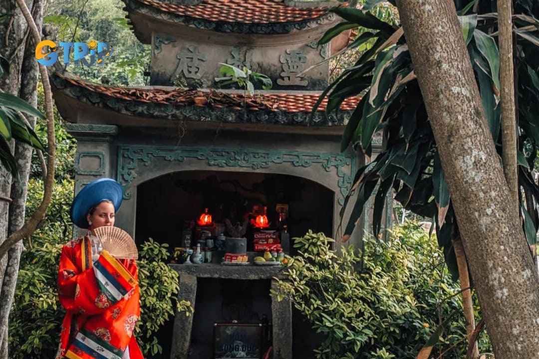 A view of Linh Than Temple