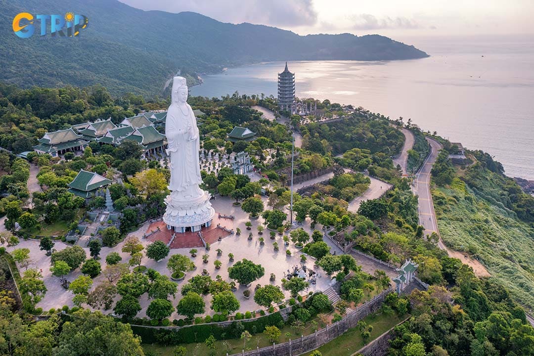 Linh Ung Pagoda near Man Thai Beach is worth a cultural visit