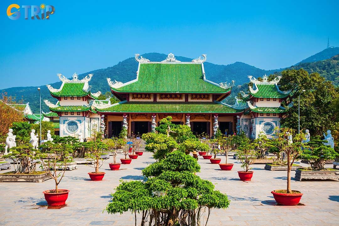 Linh Ung Pagoda on the Son Tra Peninsula stands out as the largest and most famous, renowned for its coastal setting and the iconic Lady Buddha overlooking the East Sea