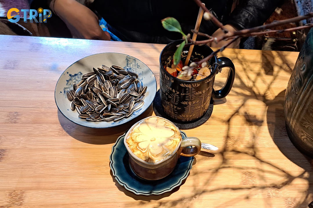 Loading T also serves a curated menu of espresso drinks, teas, and light bites, all presented with care
