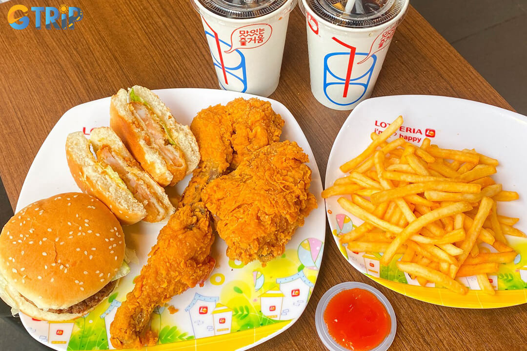 Lotteria is a go-to Korean fast-food chain in Hanoi, serving affordable burgers, fried chicken, and localized favorites in comfy, air-conditioned outlets
