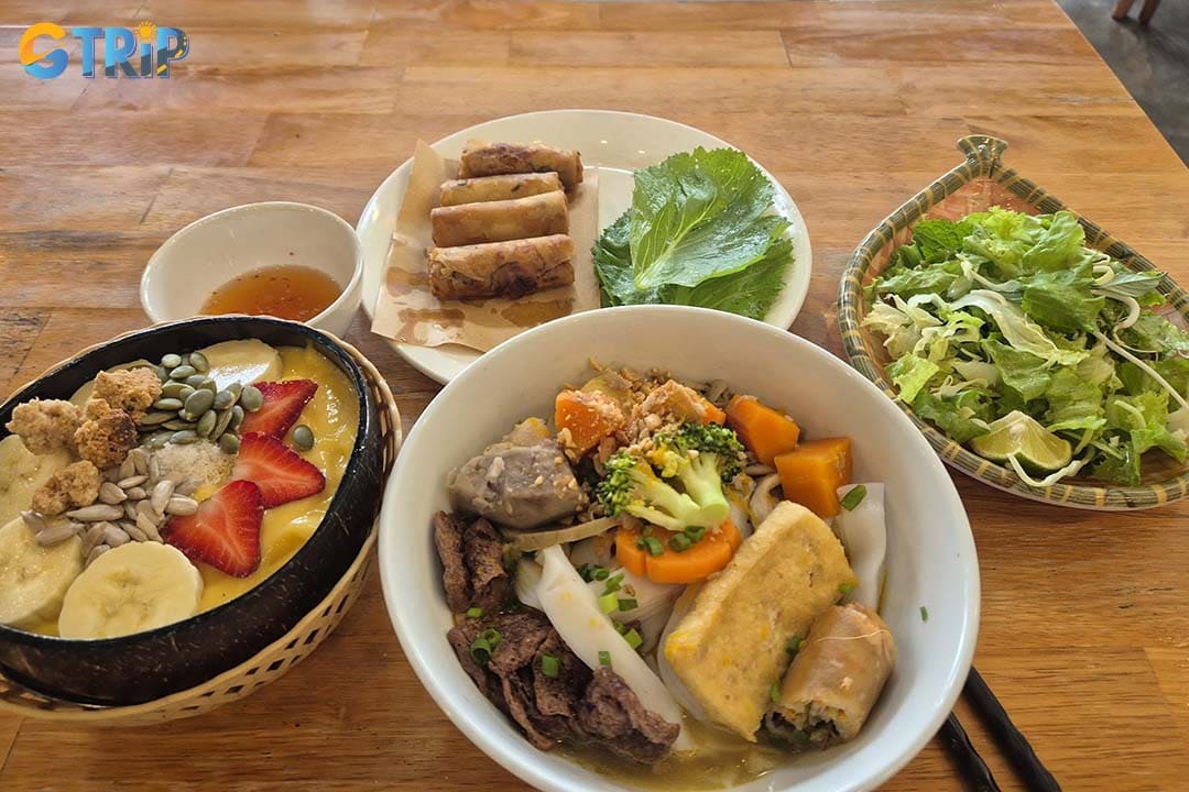 Loving Vegan Restaurant has a diverse menu from Vietnamese to Korean food