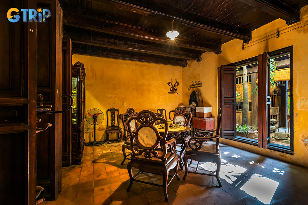 The craftsmanship throughout Ma May Ancient House showcases exceptional attention to detail