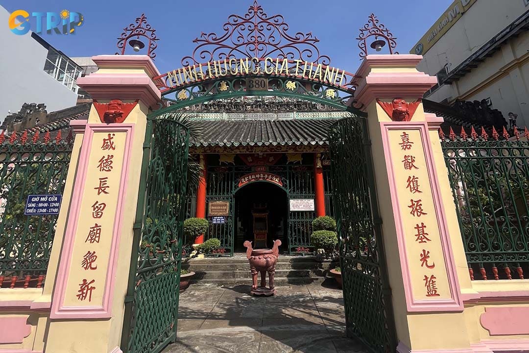 Minh Huong Gia Thanh Communal House reflects the long-standing presence of the Minh Huong community