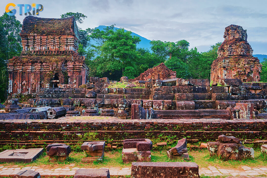 My Son’s architecture reflects Hindu influence, with east-facing temples and distinct groups showcasing the spiritual and historical depth of the Champa civilization