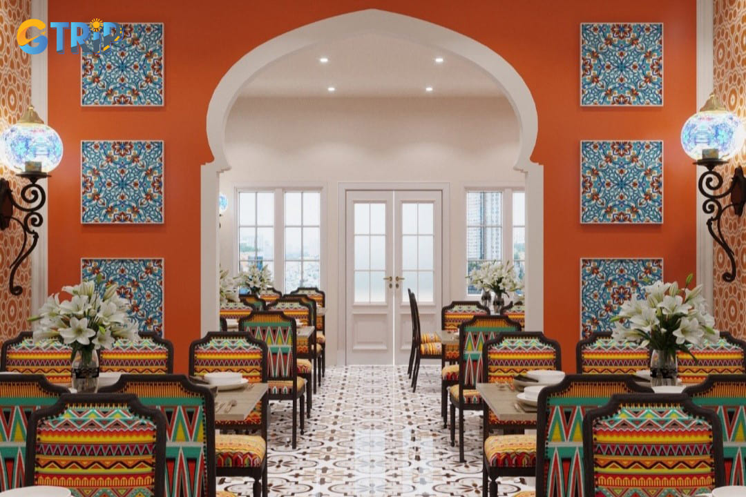 Nan N Kabab offers a unique twist on the Indian dining experience in Hanoi