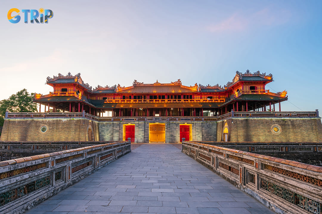 Ngo Mon Gate was the main ceremonial gateway to the imperial grounds