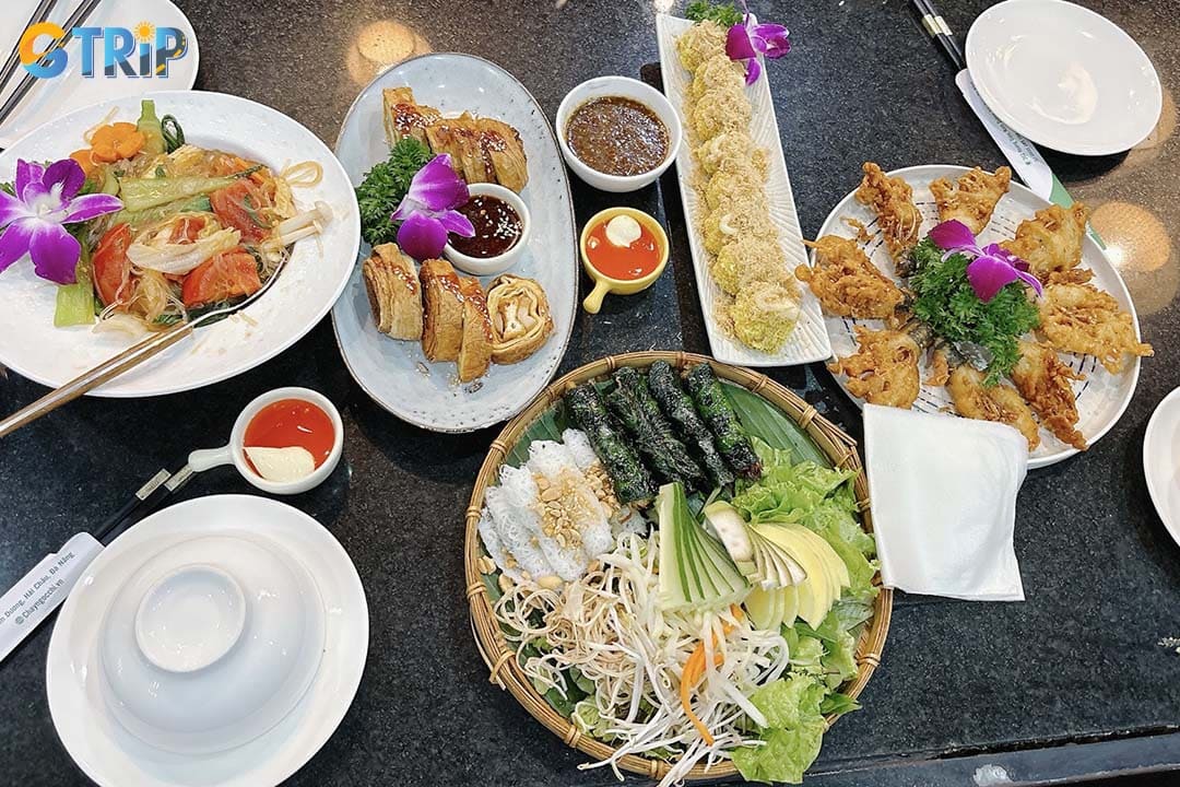 Ngoc Chi Vegetarian Restaurant has various Vietnamese vegetarian food options