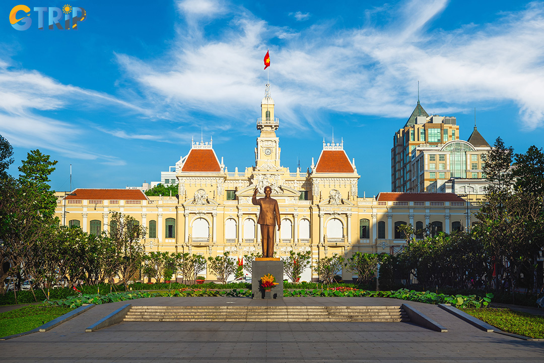 Nguyen Hue Walking Street is a lively pedestrian boulevard where locals and visitors gather amid lights, music, and the city’s modern-meets-historic charm