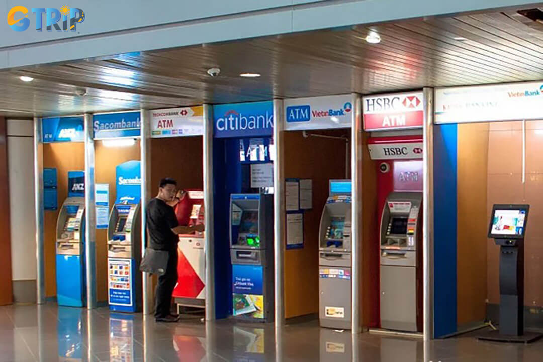 Noi Bai Airport offers convenient currency exchange at both terminals, with major banks operating daily and available 24/7
