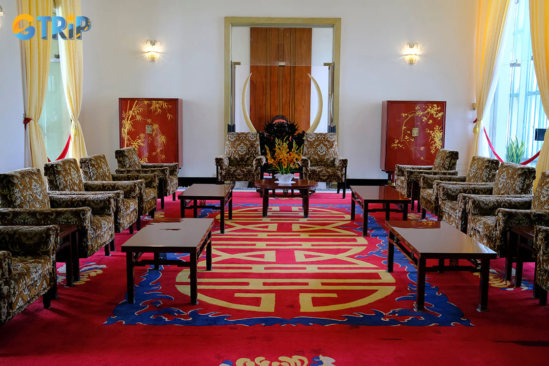 One of the highlights of visiting Independence Palace is exploring its lavishly designed reception rooms