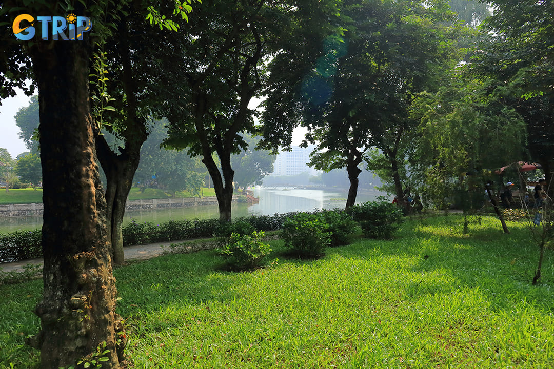 One of the park's greatest assets is its tranquil, green atmosphere