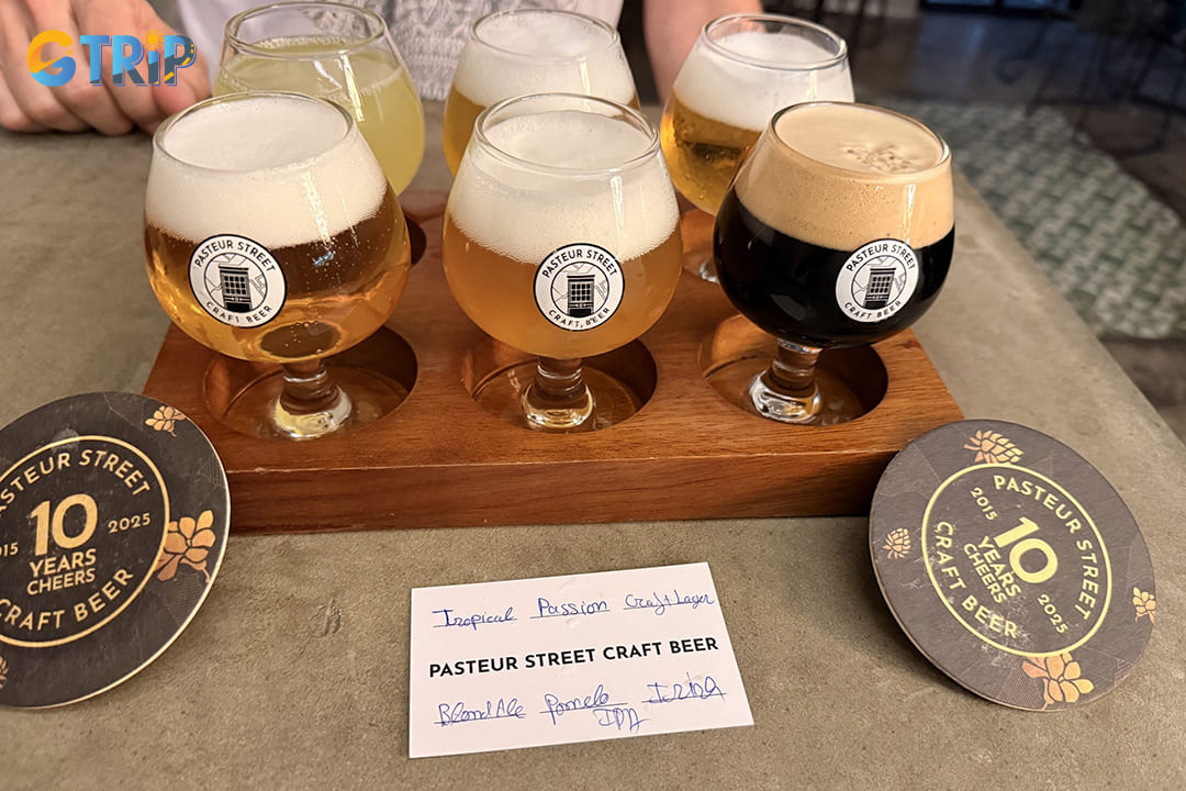 Pasteur Street Brewing Co. is famous for its speakeasy-style original taproom and innovative beers using local ingredients