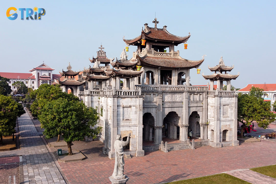 Phat Diem Stone Cathedral in Ninh Binh in February is a must-visit place