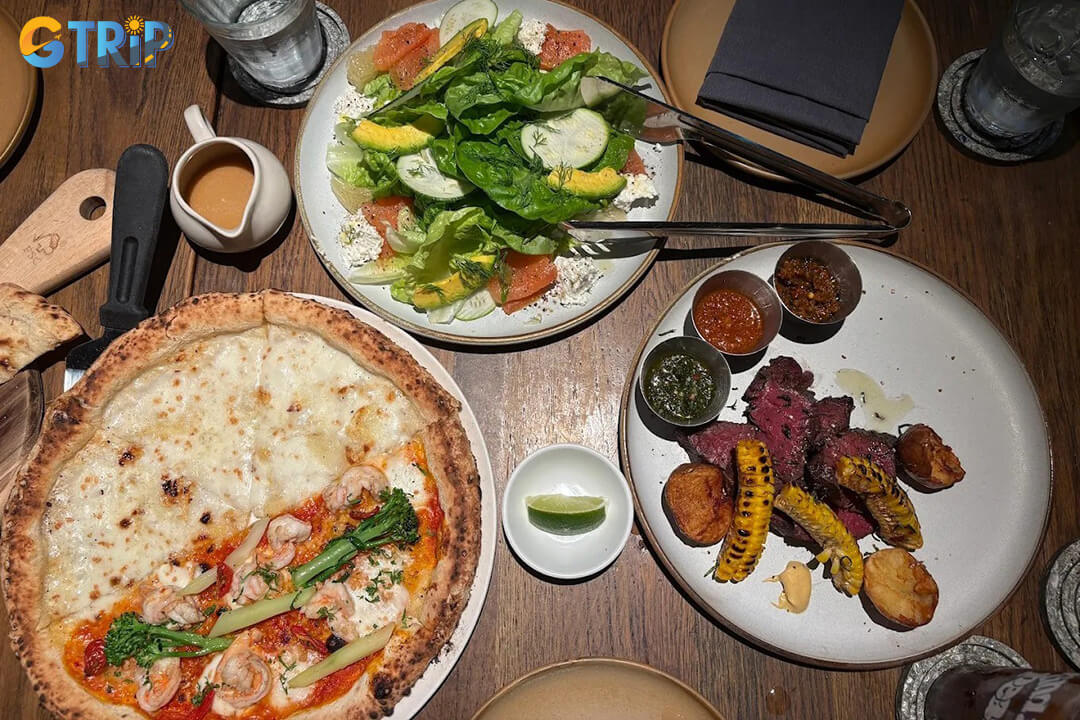 Pizza 4P’s is a Ho Chi Minh City favorite, known for its Japanese-Italian fusion, fresh house-made cheeses, and wood-fired pizzas in a lively, modern setting