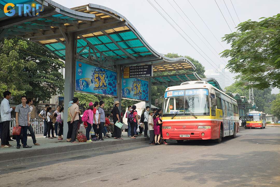 Public buses are a budget-friendly way to reach Phan Dinh Phung Street, with many routes stopping