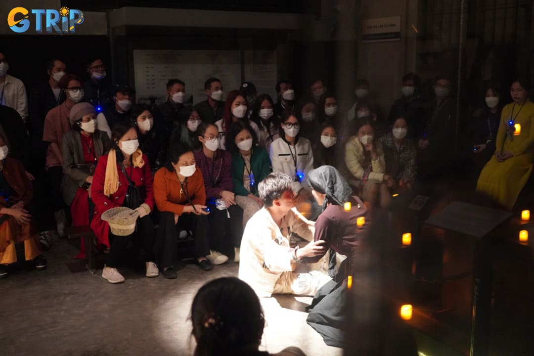 Relive Vietnam’s past at Hoa Lo Prison, where the immersive night tour uses light, sound, and theater to vividly portray stories of resilience and sacrifice