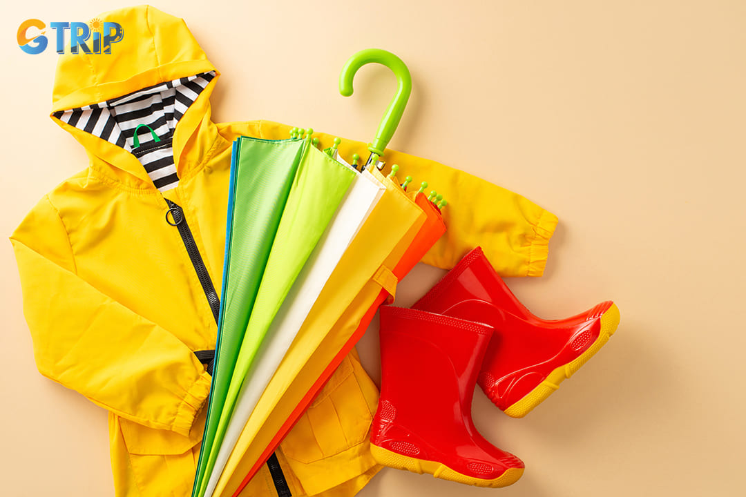 Remember to pack rain protection essentials when visiting Ninh Binh in July