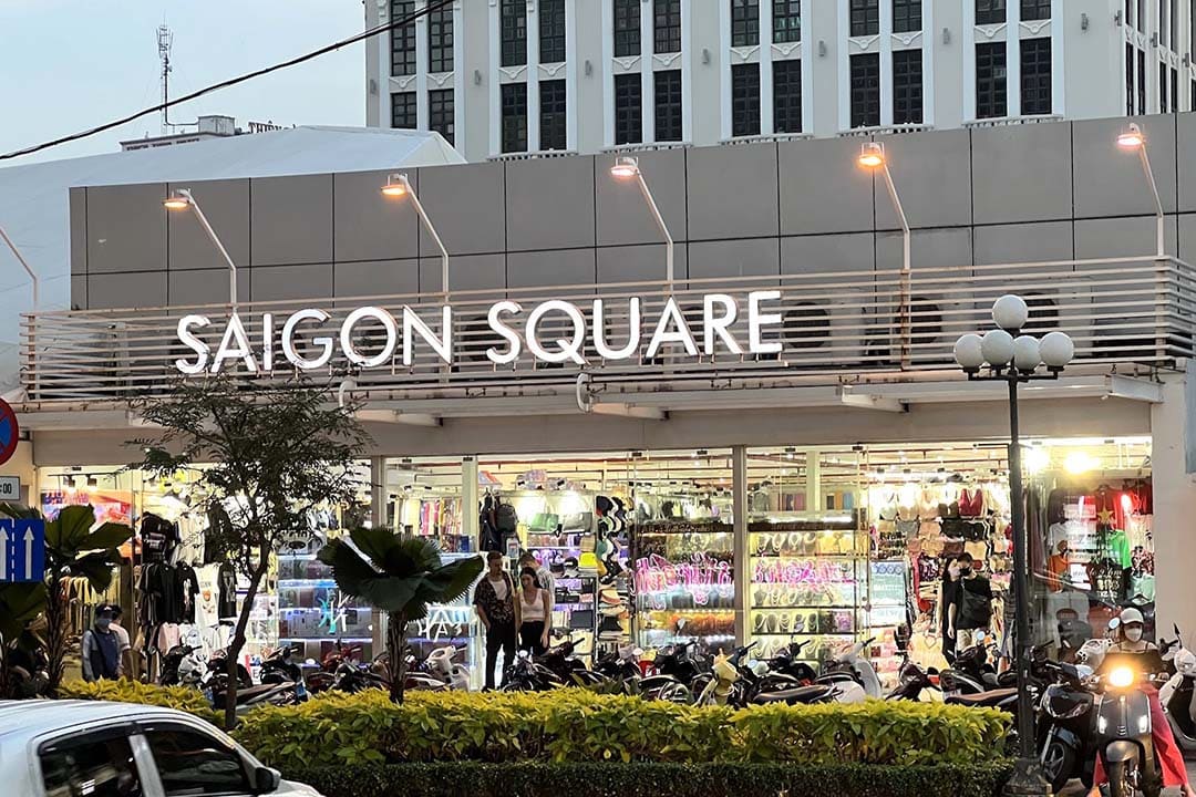Saigon Square offers a fast-paced shopping experience