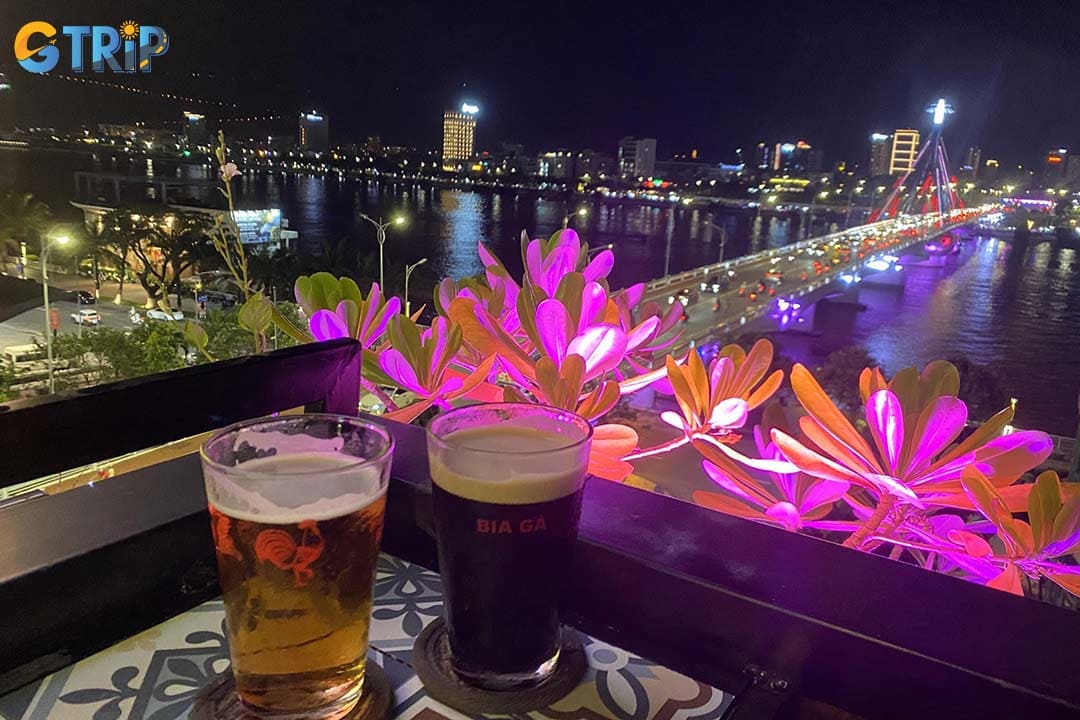 Sipping a drink and witnessing the city at night from the high view is an amazing experience