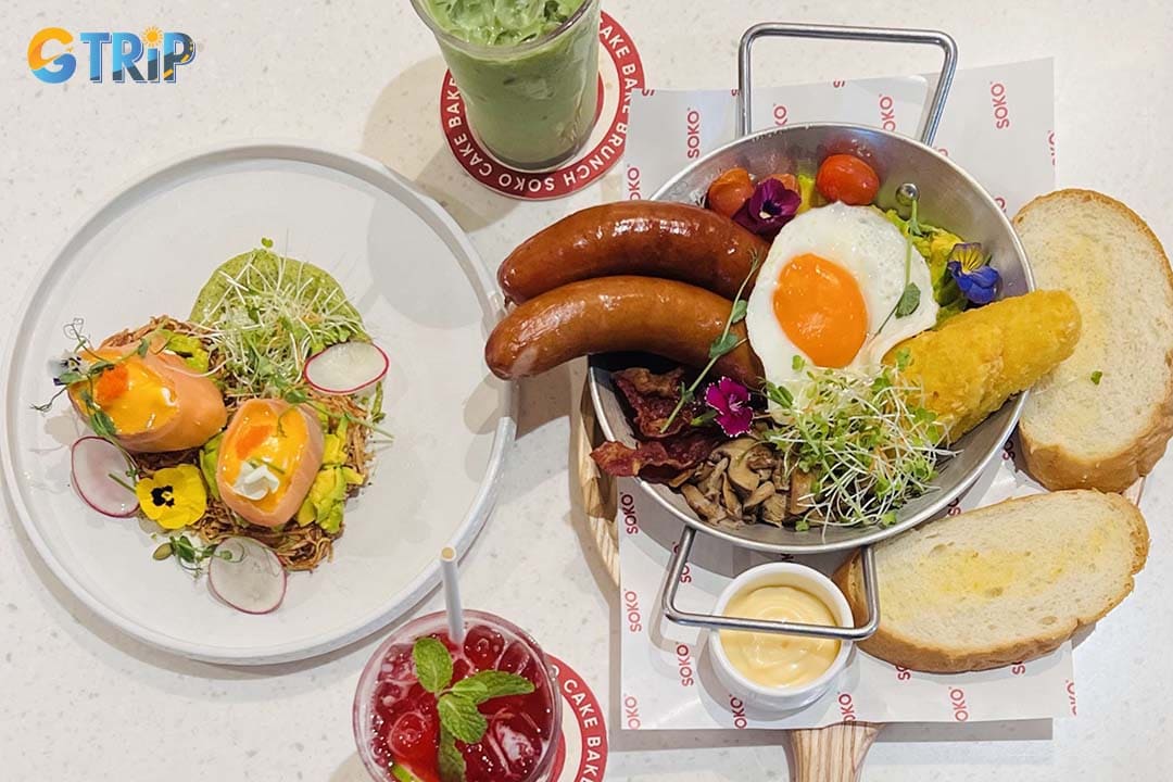 SOKO is a trendy, social-media-famous brunch spot best known for its decadent cronuts, sweet-leaning menu, and lively, photo-ready atmosphere