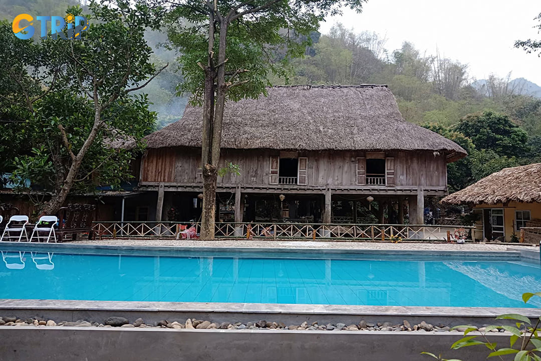 Stay in a traditional stilt house for a truly immersive experience