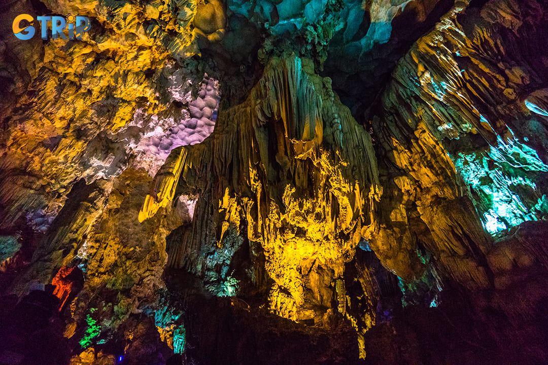 Sung Sot Cave is one of the largest and most captivating caves in Ha Long Bay