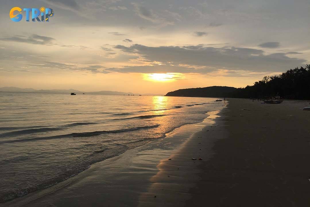 A view of Tinh Yeu Beach