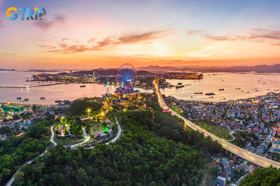 The panorama view of Ha Long