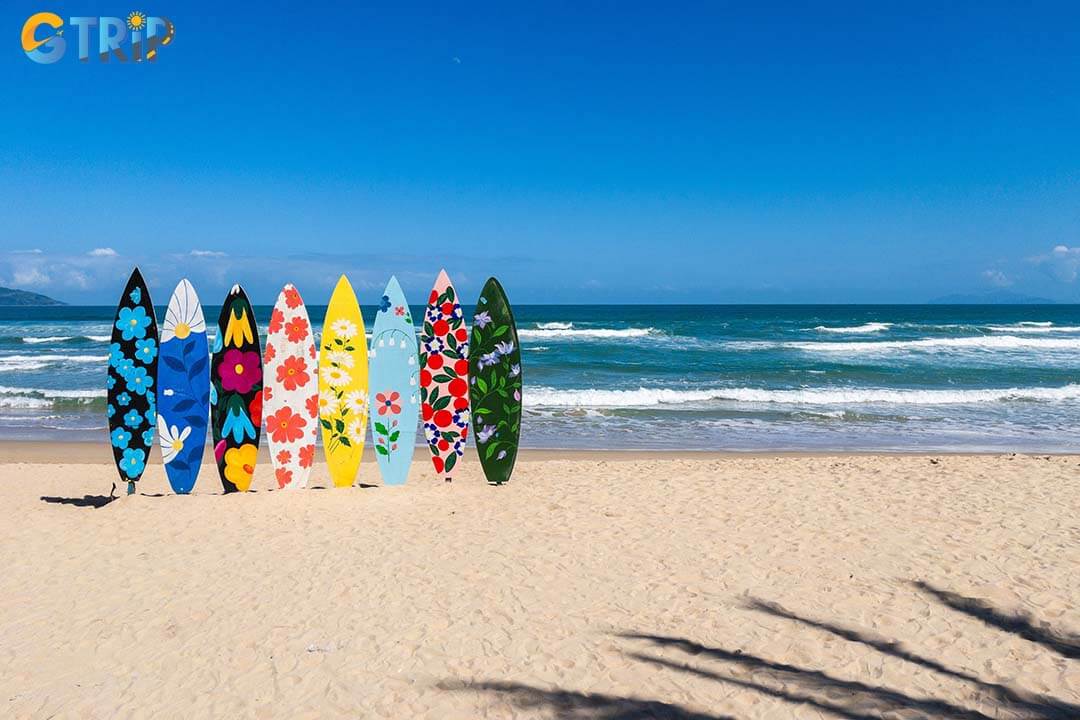 Swimming at My Khe Beach is a top highlight, thanks to its clean waters, gentle waves, lifeguard-monitored zones