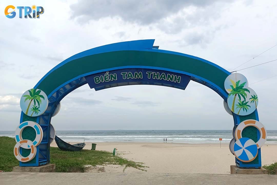 Tam Thanh Beach is easily accessible from any places